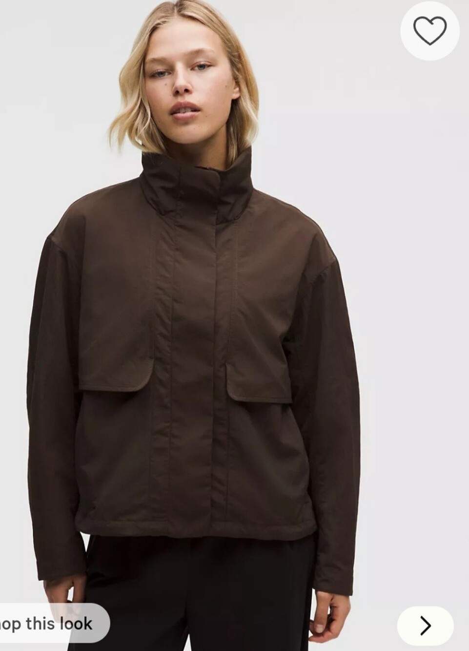 Lululemon Always Effortless Jacket- Evolve. Dark Brown
